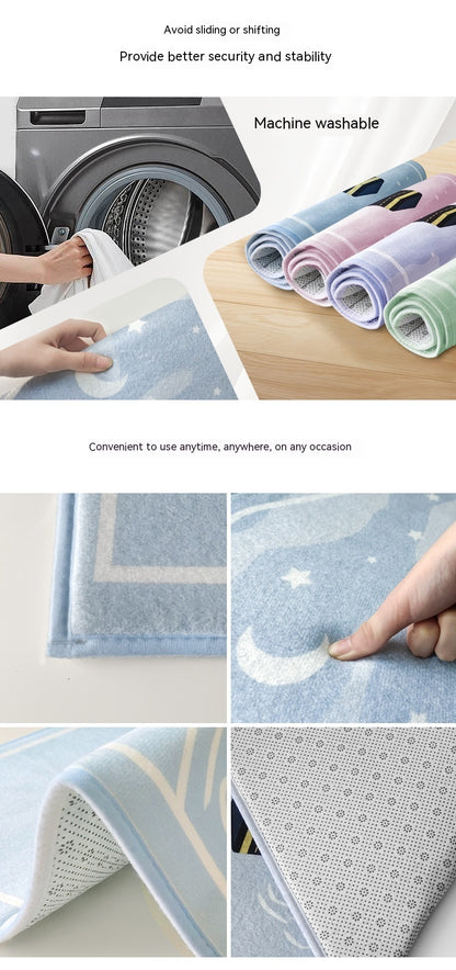 Printed Sponge Crystal Velvet Prayer Mat