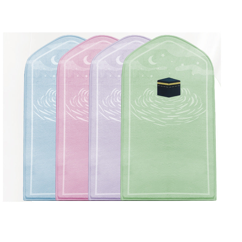 Printed Sponge Crystal Velvet Prayer Mat