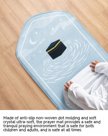 Printed Sponge Crystal Velvet Prayer Mat